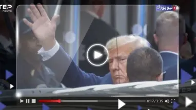 بالفيديو|| لحظة وصول ترامب إلى محكمة مانهاتن بنيويورك.. وهذا ما قاله قبل دخوله القاعة بدقائق