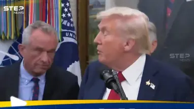 فيديو طريف.. ماذا قال ترامب لوزير الصحة عندما عطس خلفه؟: أحدث الأخبار