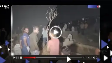 أصوات غريبة من داخل قبر تثير ضجة في العراق.. ماذا يحدث (فيديو)