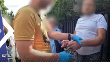 شاهد|| لحظة اعتقال شاب مصري في بريطانيا.. هذه التهمة التي وجهت له