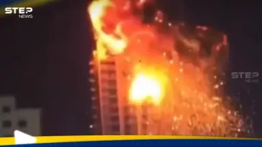 تحول لكتلة من النار.. لحظة استهداف مبنى سكني في البحرين (فيديو)