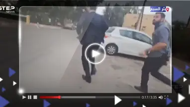شاهد ماذا فعل وزير إسرائيلي عقب تفعيل صفارات الإنذار في بئر السبع