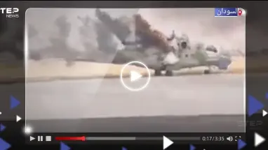قبيل هدنة مرتقبة.. قوات الدعم السريع تنشر فيديو لإحراق مروحيات تابعة للجيش السوداني