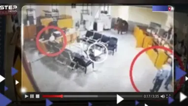 من المسافة صفر.. فيديو يوثق لحظة مقتل آية الله سليماني داخل أحد بنوك إيران