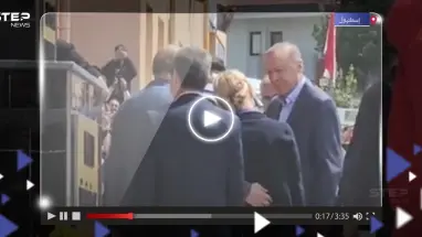 بالفيديو|| مرشحا الرئاسة التركية أردوغان وكليجدار أوغلو يدليان بصوتيهما في الانتخابات