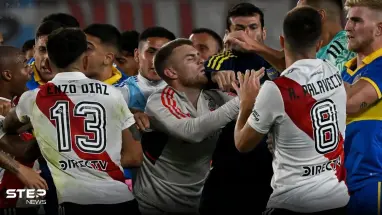 بالفيديو: خناقة شوارع و7 بطاقات حمراء في فوز ريفر بليت على بوكا جونيورز في الدوري الأرجنتيني