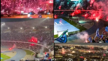 شاهد احتفالات مجنونة في مدينة نابولي بعد التتويج بلقب الدوري
