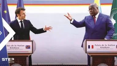 بالفيديو || ماكرون يتعرض لموقف "محرج" خلال مؤتمر صحفي مع رئيس الكونغو بعد سؤال صحفي