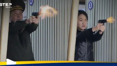 ابنة كيم جونغ أون تظهر وهي تطلق النار خلال....