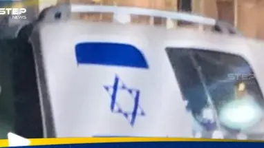 بالفيديو|| سيارة ترفع علم إسرائيل في مصر تصدم المارة