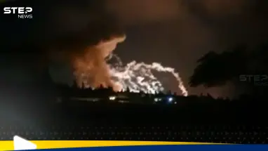 شاهد|| انفجارات ضخمة تهز حمص وسط سوريا.. جراء غارة إسرائيلية استهدفت منشأة كبرى: أحدث الأخبار