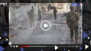 الجيش الإسرائيلي ينشر فيديو جديد يوثق خوضه "معارك مطولة" مع الفصائل الفلسطينية داخل غزة