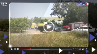 قتيلان ومصاب في عملية إطلاق نار قرب حاجز الحمرا في غور الأردن (فيديو)