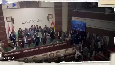 شاهد|| صراخ ولكمات بين نواب عراقيين.. عراك شديد تفجر داخل أروقة البرلمان