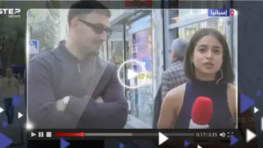 فضيحة على الهواء مباشرة.. مذيعة إسبانية تتعرض لفعل غير أخلاقي أثناء بث مباشر (فيديو)