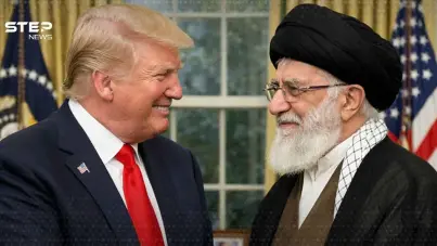 صورة تعبيرية بـ AI تجمع خامنئي بترامب