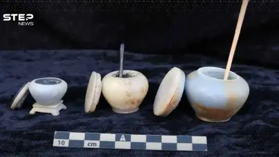 160 إناءً فخاريًا وكنوز نادرة