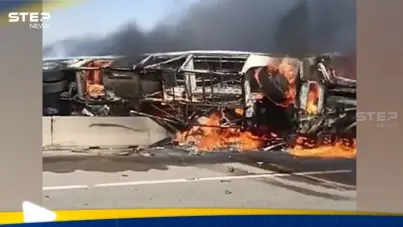 قتلى وجرحى في اصطدام حافلة وشاحنة في جنوب العراق.. والحكومة تتحرك: آخر الأخبار
