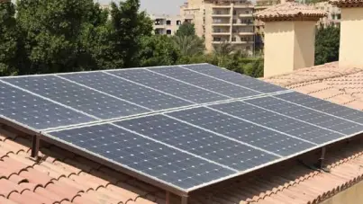ألواح ومحطات طاقة شمسية منزلية  فوق أسطح ال في مصر