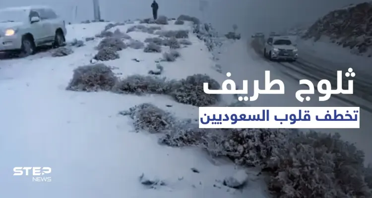 محافظة طريف السعودية تشهد ليلة شتوية سيبيرية وتساقط ثلوج كثيف بحالة نادرة ورقص الأهالي فرحاً به (فيديو): أخبار