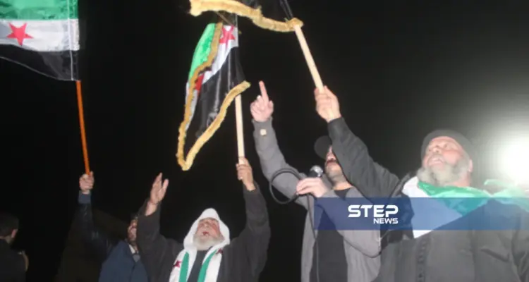 مظاهرة في مدينة الباب بريف حلب الشرقي بمناسبة الذكرى الثامنة للثورة السورية: أخبار