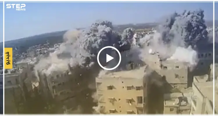لحظات مرعبة أثناء تنفيذ طيران النظام السوري لغارات على أريحا جنوبي إدلب (فيديو): أخبار