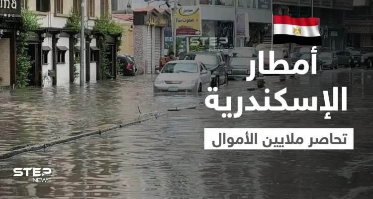 بالفيديو|| مشاهد توثق لحظة انتشال ملايين الجنيهات المصرية من مياه الأمطار في الإسكندرية: أخبار