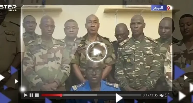 قادة الانقلاب في النيجر يعلنون الإطاحة بالرئيس وإغلاق الحدود.. ووزير الخارجية يتحرك: أخبار