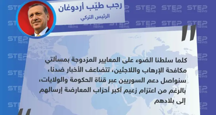 أردوغان : ينتقد صحيفة فاينانشال تايمز البريطانية، ويطمئن السوريين "سنواصل دعمكم رغم معارضة الأحزاب".: أخبار