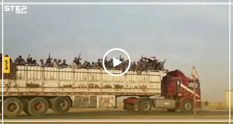 شاهد بالفيديو|| قوافل النظام السوري تدخل محيط الرقة، وعناصره يرددون "بالروح بالدم نفديك يا بشار": أخبار