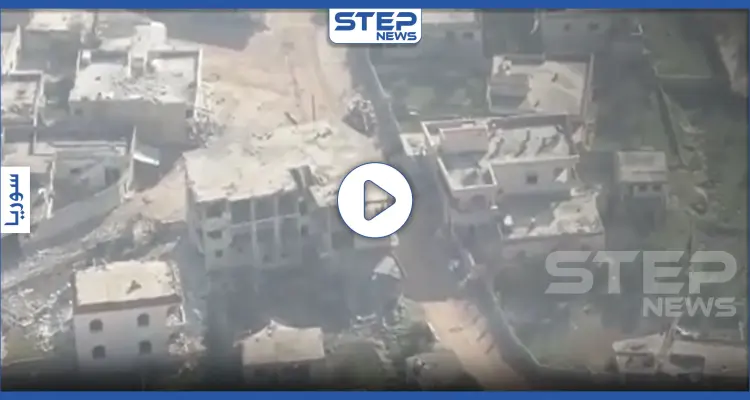 تصوير جوي || مفخخة لتحرير الشام تضرب إحدى نقاط النظام السوري ببلدة النيرب: أخبار