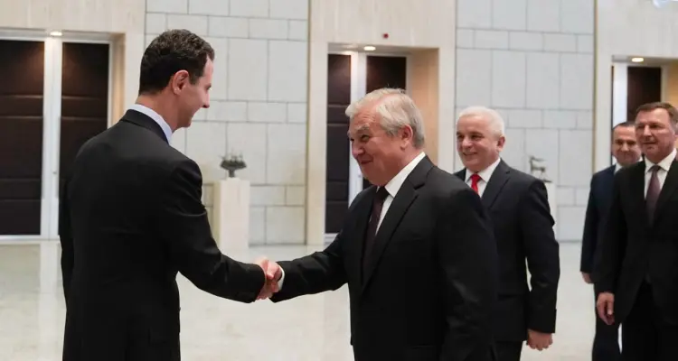 بشار الأسد يستقبل وفداً روسياً رفيع المستوى بدمشق.. وإعادة اللاجئين السوريين على طاولة الاجتماع: أخبار