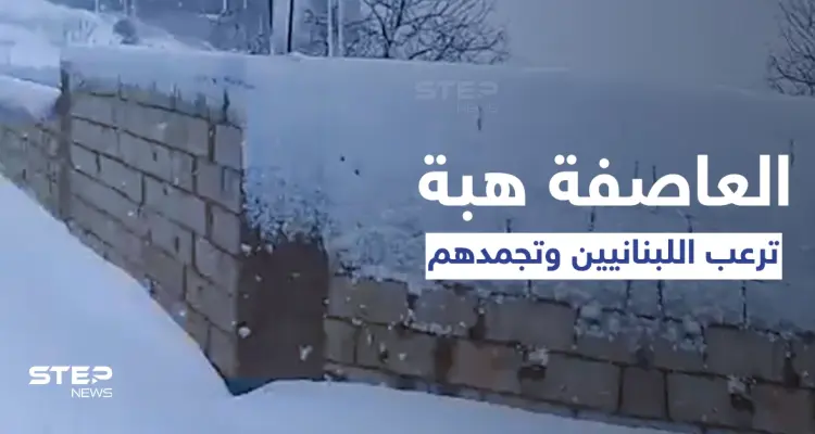 شاهد|| العاصفة هبه تجمد اللبنانيين ومشاهد مخيفة لما سببه الصقيع بالسيارات.. ودعوات لإنقاذ النازحين: أخبار