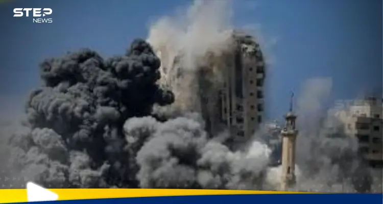 شاهد|| الجيش الإسرائيلي ينسف برجاً سكنياً وينشر صورا لأبراج أخرى مهددة بالهدم: أخبار