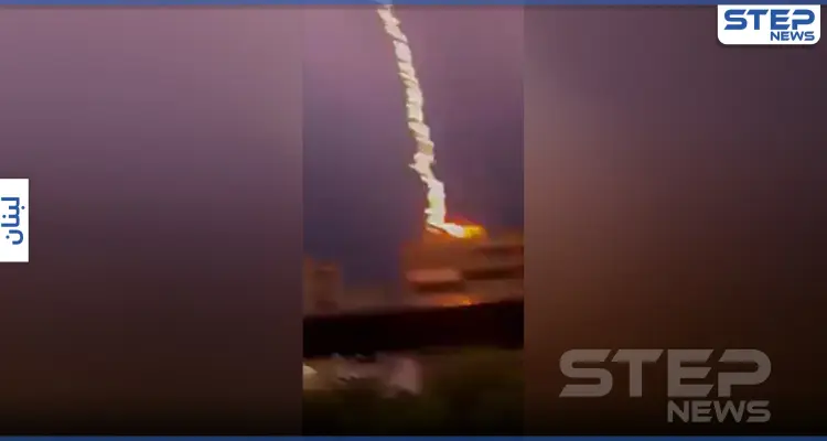 بالفيديو|| شهب ناري يسقط في عكار شمال لبنان.. ونشطاء يوثّقون الحدث الغريب: أخبار