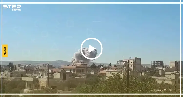 شاهد بالفيديو|| الدمار الذي خلفه الطيران الروسي بصواريخ شديدة الانفجار في كفرنبل: أخبار