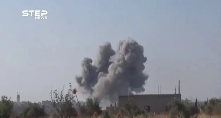 شاهد القصف الجوي على مدن وبلدات شمال حماة: أخبار