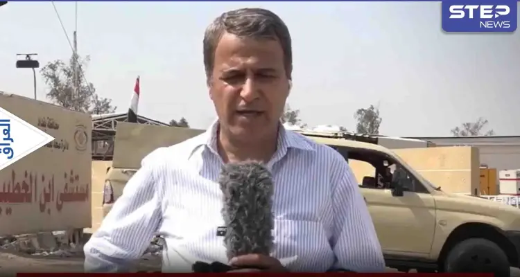 بالفيديو|| مراسل الجزيرة يصاب بالإغماء على الهواء هو ينقل أحداث حريق مستشفى ابن الخطيب ببغداد: أخبار