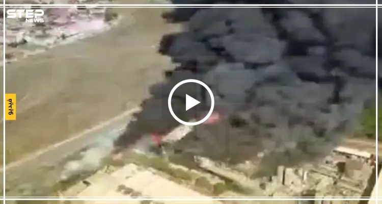 حريق ضخم يلتهم أحد معامل صناعة الجلود بإسطنبول (تصوير جوي): أخبار