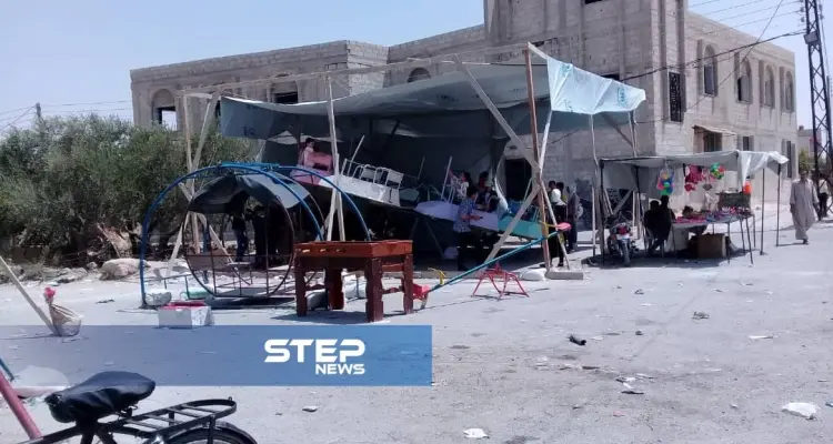 عدسة ستيب نيوز ترصد مظاهر العيد في بلدة جيرود بالقلمون الشرقي في ريف دمشق: أخبار