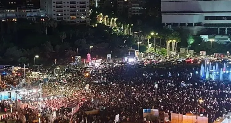 بالفيديو|| مؤيدو النظام السوري يحتفلون بعد أنباء عن فوز بشار الأسد بالانتخابات الرئاسية: أخبار