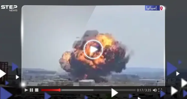 بالفيديو|| لحظة تحطم مقاتلة من طراز إف-18 وتحولها لـ"كتلة نارية ضخمة": أخبار
