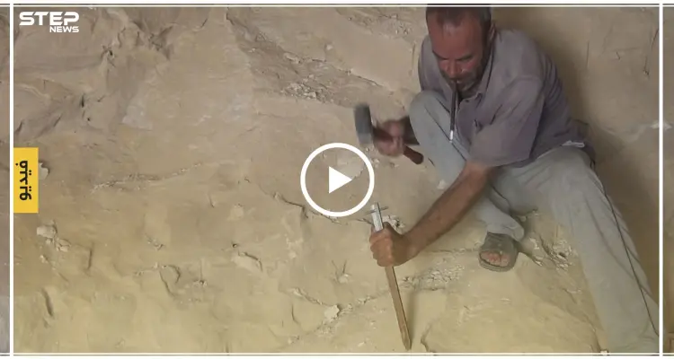 أبو أحمد قرر نحت بيت في الصخر بعدما ضاقت به حتى خيام اللجوء!!: أخبار