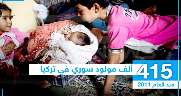 إحصائية لعدد الأطفال السوريين المولودين في تركيا منذ 2011: أخبار