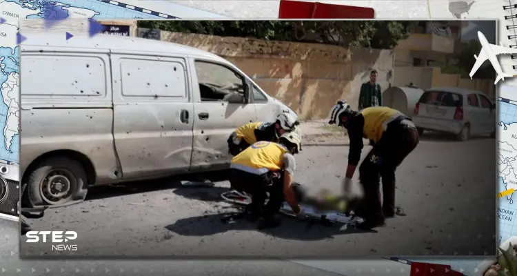 شاهد|| قتلى وجرحى بقصف لقوات النظام السوري على مدينة إدلب السورية: أخبار