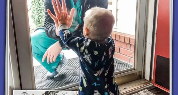 مشهد مؤثر لطبيب في زمن الكورونا: أخبار