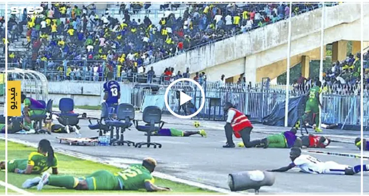 شاهد بالفيديو|| لاعبو كرة قدم يتعرضون لهجوم يتسبب بإيقاف مباراتهم.. والفاعل: أخبار