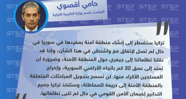 حامي أقصوي: ستضطر تركيا لإنشاء منطقة آمنة في حال لم تتفق مع واشنطن: أخبار