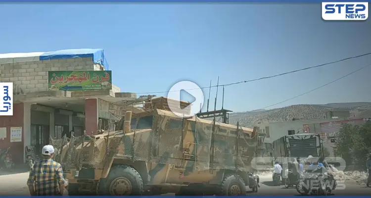عدسة "ستيب" ترصد دخول رتل تركي من كفرلوسين .. وحالة من التصعيد جنوبي إدلب: أخبار
