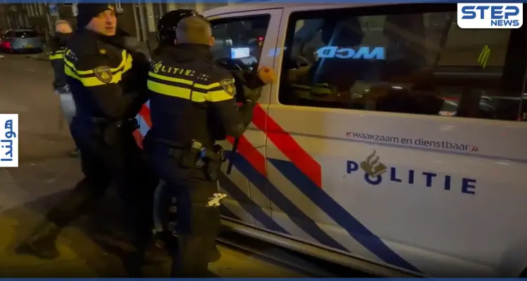 بالفيديو|| تجدد المواجهات بين المتظاهرين والشرطة في هولندا بعد نشر كلاب مدربة واعتقال العشرات: أخبار